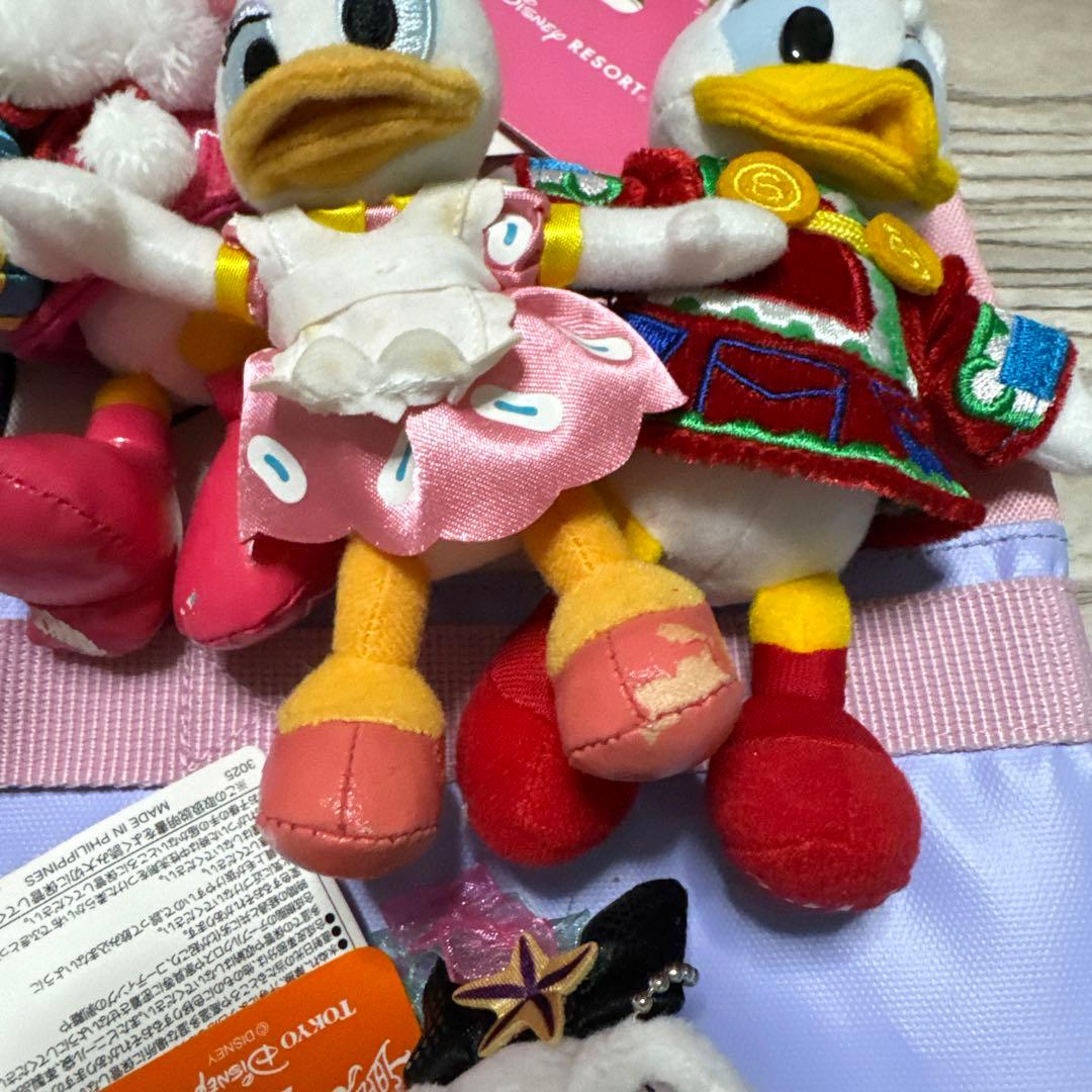 ディズニー　レトロ　デイジー　ぬいば　トートバッグ