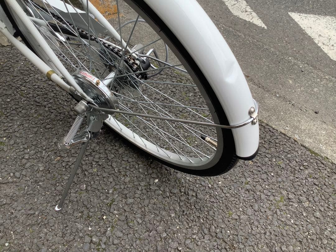 ganpu33様専用 クラシカルジュニア 24インチ 6段変速ホワイト/※104