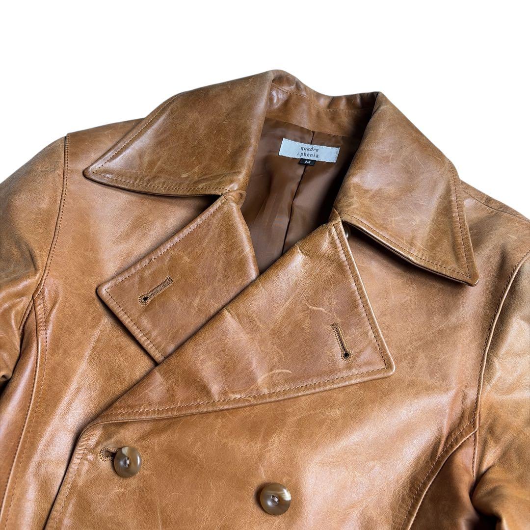 希少 Y'2 LEATHER製 馬革 ホースハイド コート 茶 M相当 日本製 - メルカリ