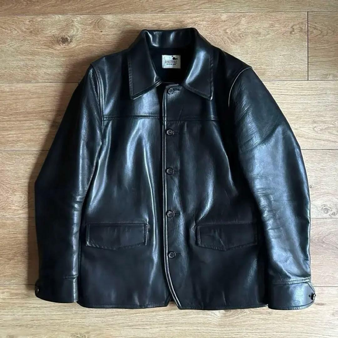 GANGSTERVILLE ギャングスタービル カーコート ホースハイド L - メルカリ