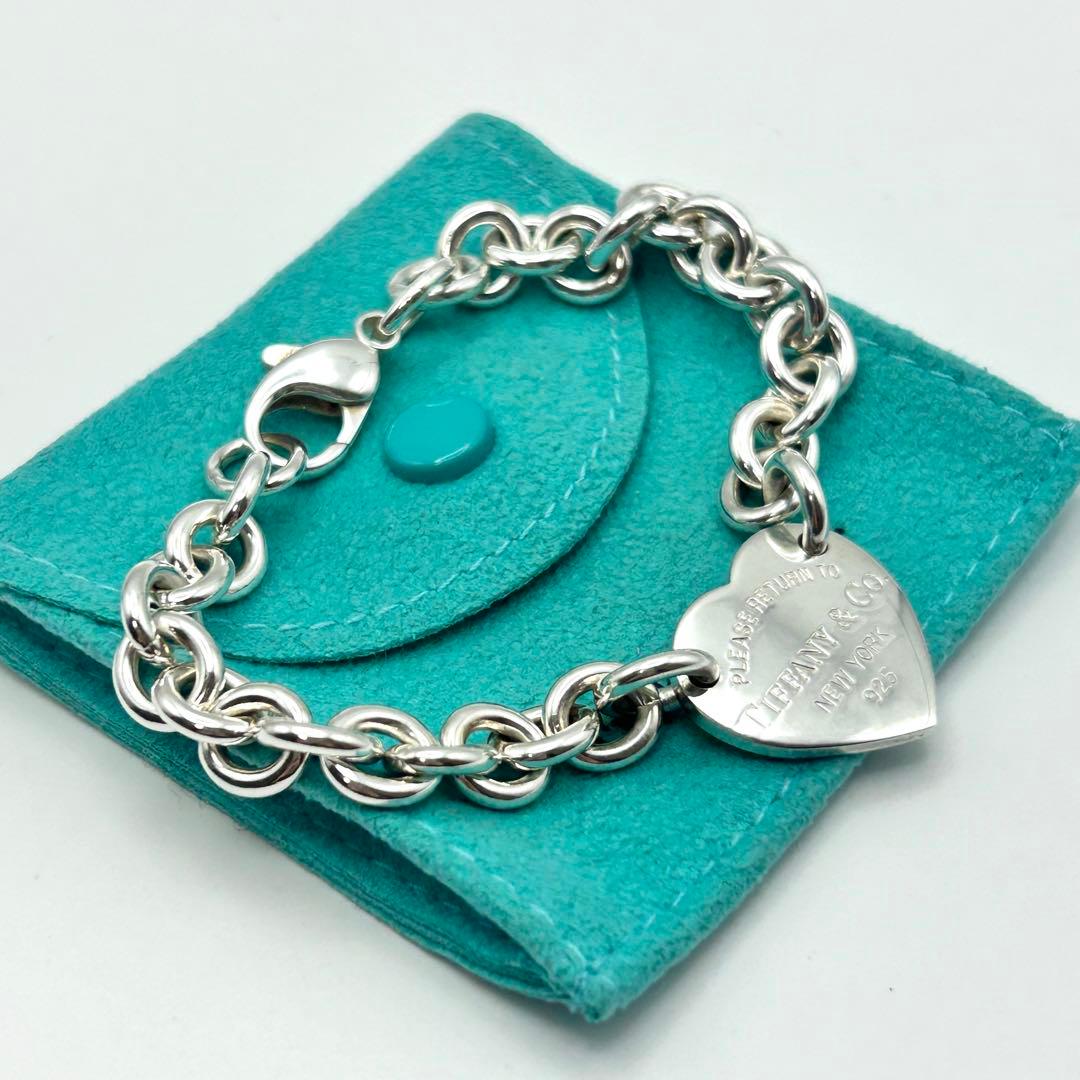 ティファニー リターントゥ ハート ブレスレット シルバー 腕周り約