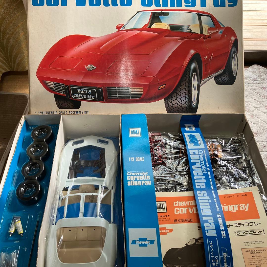 オオタキ（OTAKI）1/12シボレー コルベット スティングレイ1978 年式