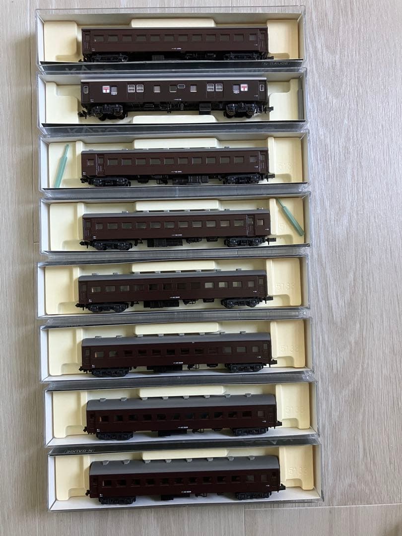 06 KATO 客車　茶　8両セット