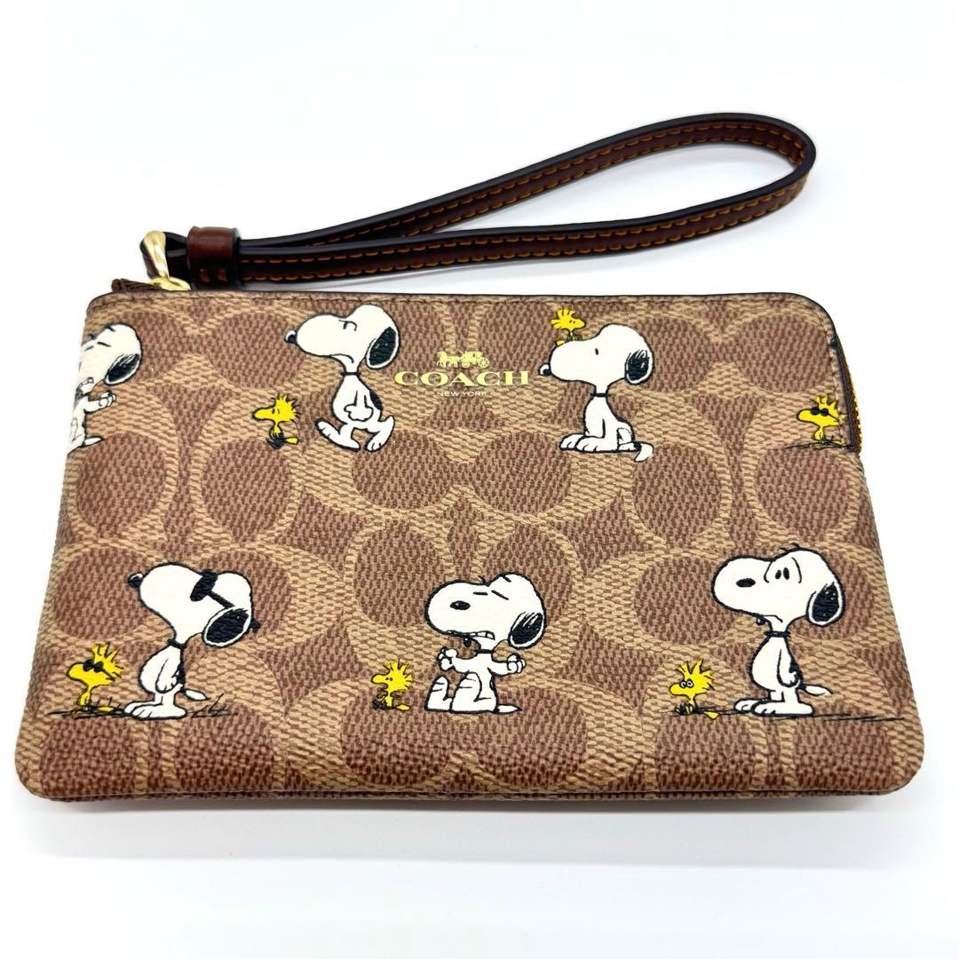 COACH x PEANUTS スヌーピーポーチ COACH（コーチ） ポーチ スヌーピー PEANUTS 2025 新作 新品