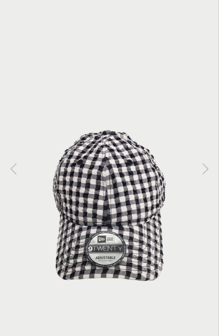 【新品同様タグ付き】machatt ニューエラ キャップ ギンガムチェック 新品未使用タグ付き】マチャット ニューエラ キャップ ギンガム
