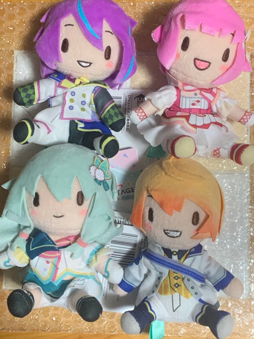 プロジェクトセカイ　プロセカ　ふわぷちミニぬいぐるみ　全4種　③ プロジェクトセカイ カラフルステージ！ feat. 初音ミク ふわぷち