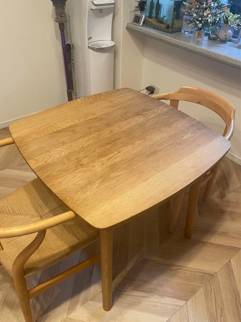 unico SOLK(ソルク) ダイニングテーブル W800 オイル仕上げ - メルカリ