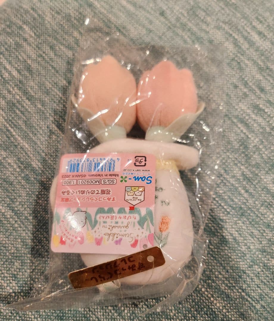 すみっコぐらしショップ限定 花瓶てのりぬいぐるみ たぴおか（花びん