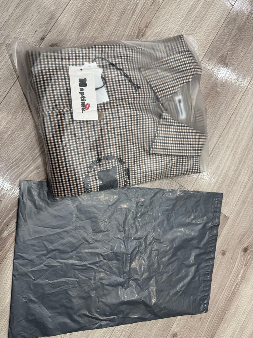 NAPTIME コーチジャケット　チェック柄　値下げしました！！