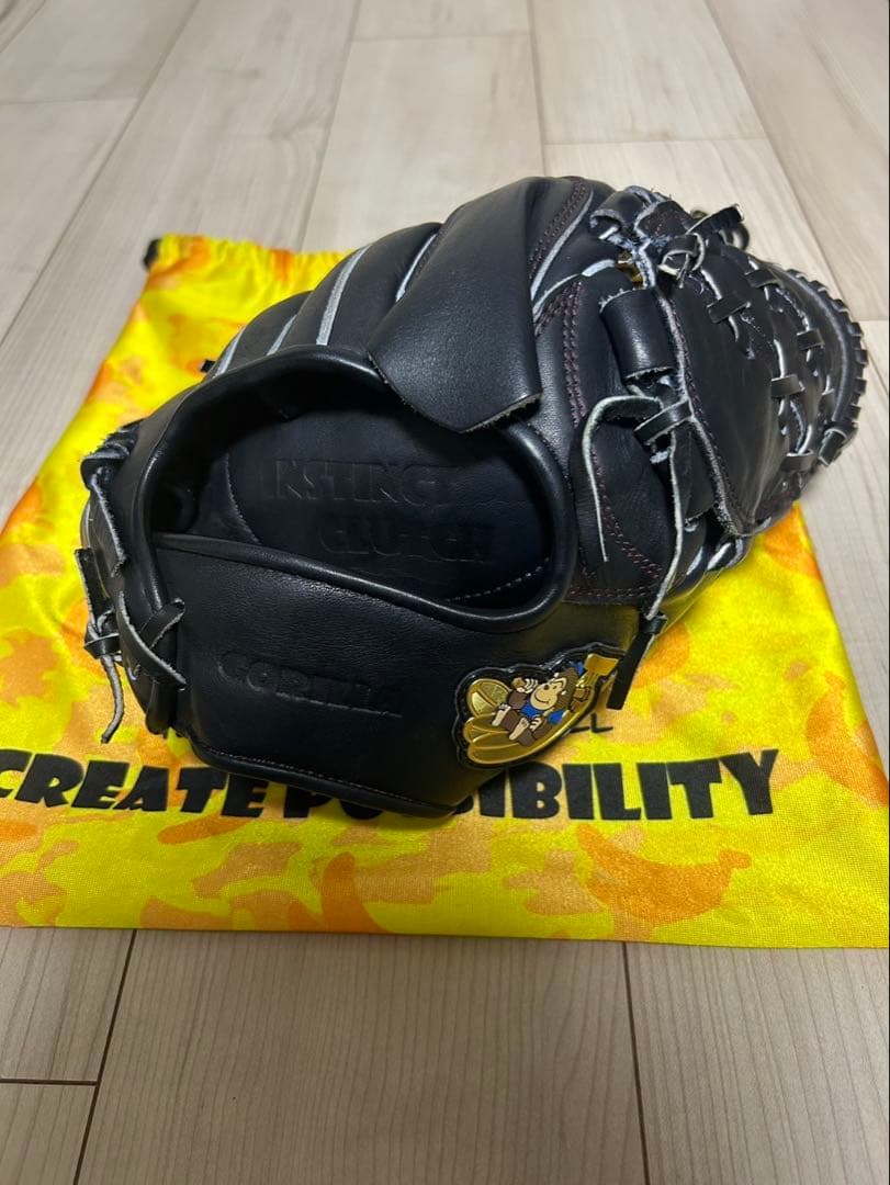 【最終値下げ】ゴリラ印の野球道具　グローブ　硬式用 楽天市場】ごりら印の野球道具 野球 硬式 グラブ 外野手用 爆肩