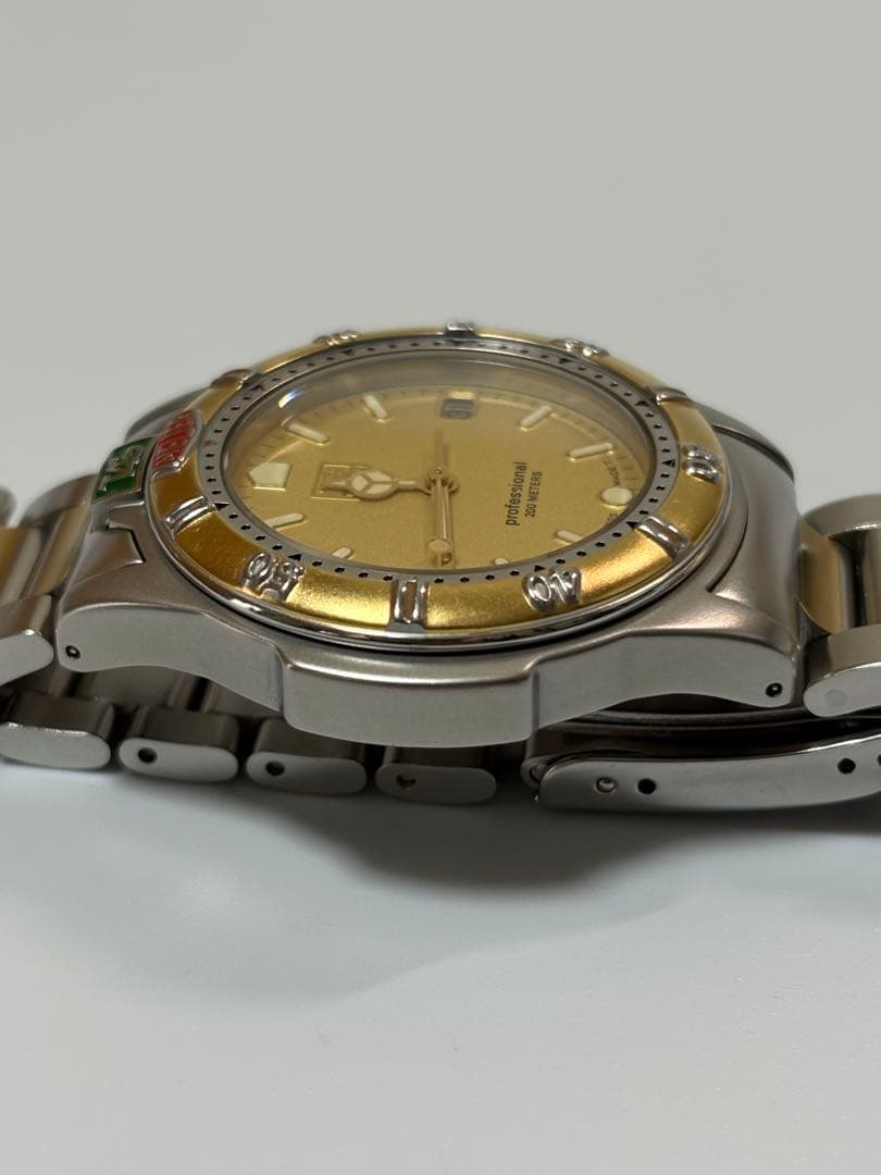 【美品 電池新品】タグホイヤー 995.413K プロフェッショナル クオーツ