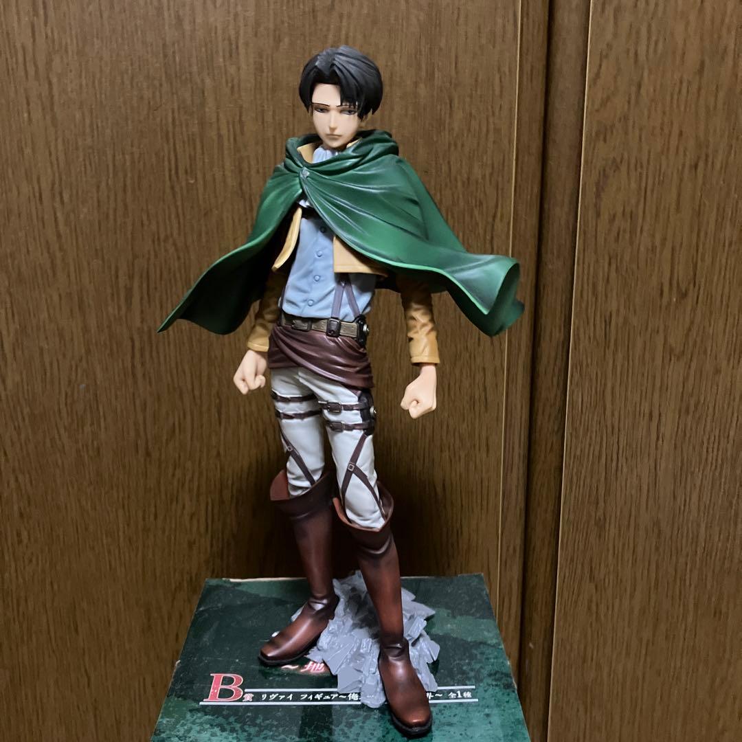 進撃の巨人　リヴァイフィギュア　プライズ　一番くじ　3点セット