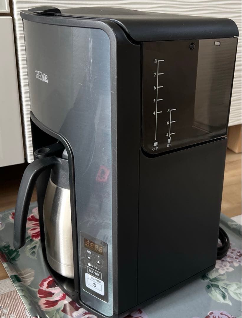 サーモス 真空断熱ポットコーヒーメーカー 1.0L タイマーで前日予約可状態良