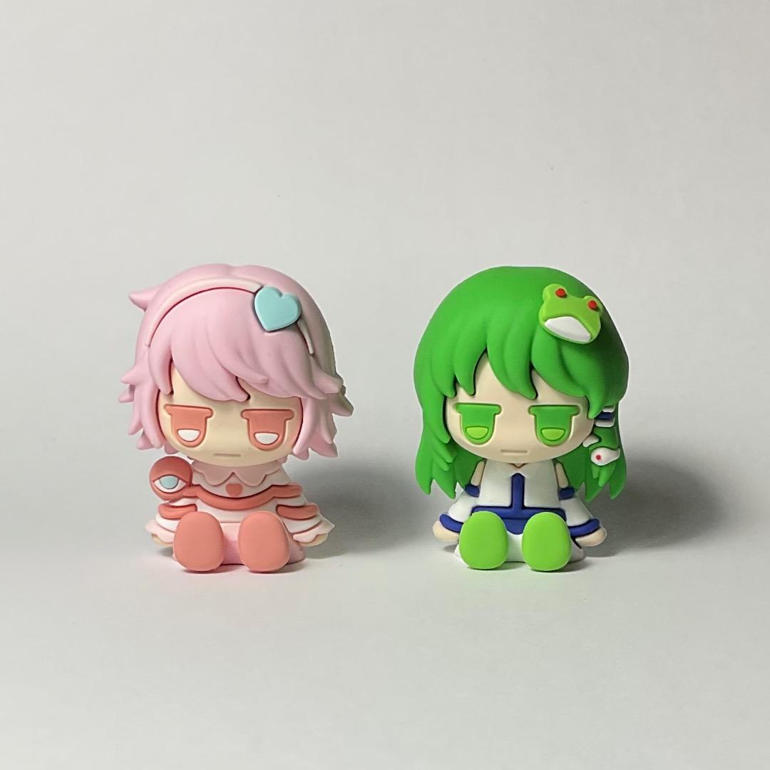 東方Project じとっと ラバーフィギュア 古明地さとり 東風谷早苗