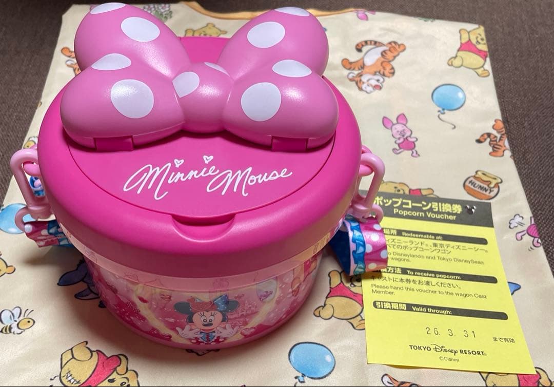 ミニー 三段 ポプバ ミニファン ミニパル ポップコーンバケット - メルカリ