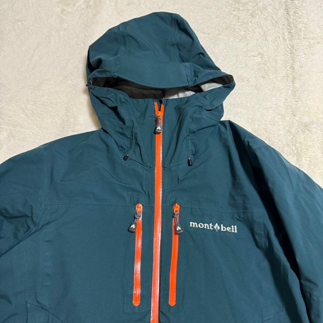 美品モンベル 3in1フォールラインパーカ メンズSブルーグリーン - メルカリ