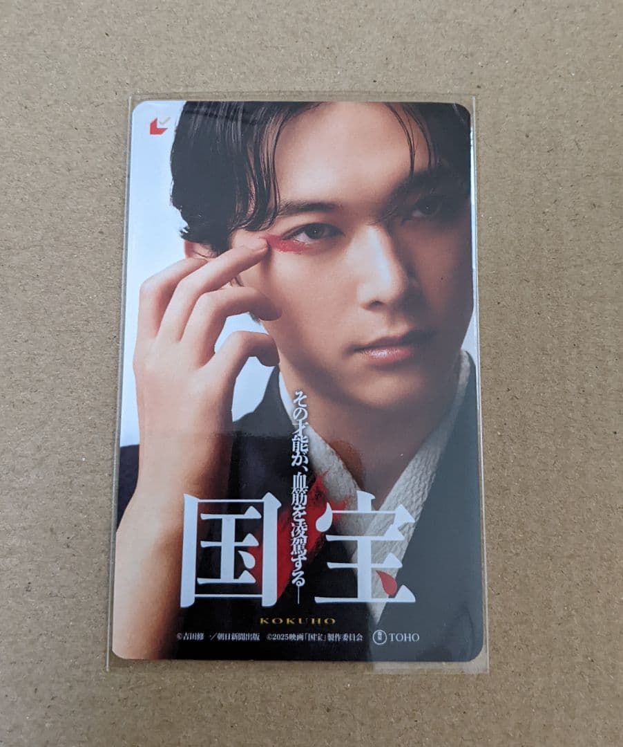 映画「国宝」吉沢亮 ブックレット ムビチケ ビジュアルカード 切り抜き