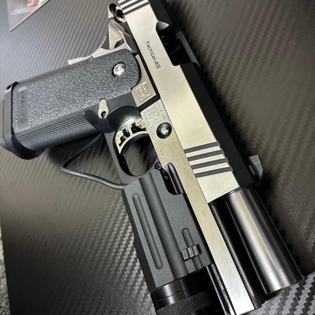 東京マルイ ハイキャパカスタム デュアル ステンレス ガスブローバック