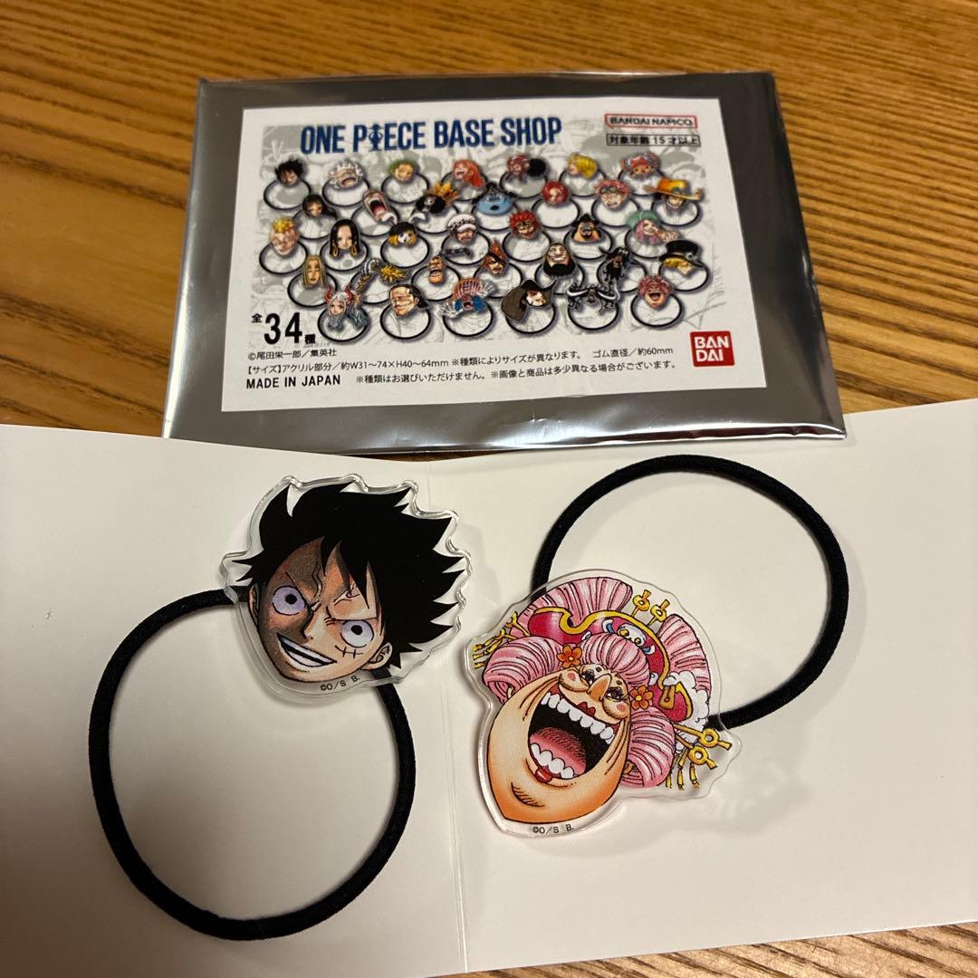 ワンピース かおかおおかおヘアゴム ルフィ りんりん - メルカリ