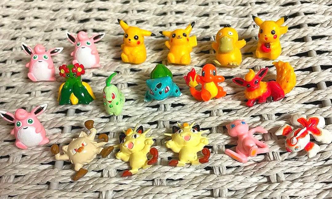【希少・当時物】ポケモン ミニフィギュアまとめ売り｜ちびポケハウス 初期 17体