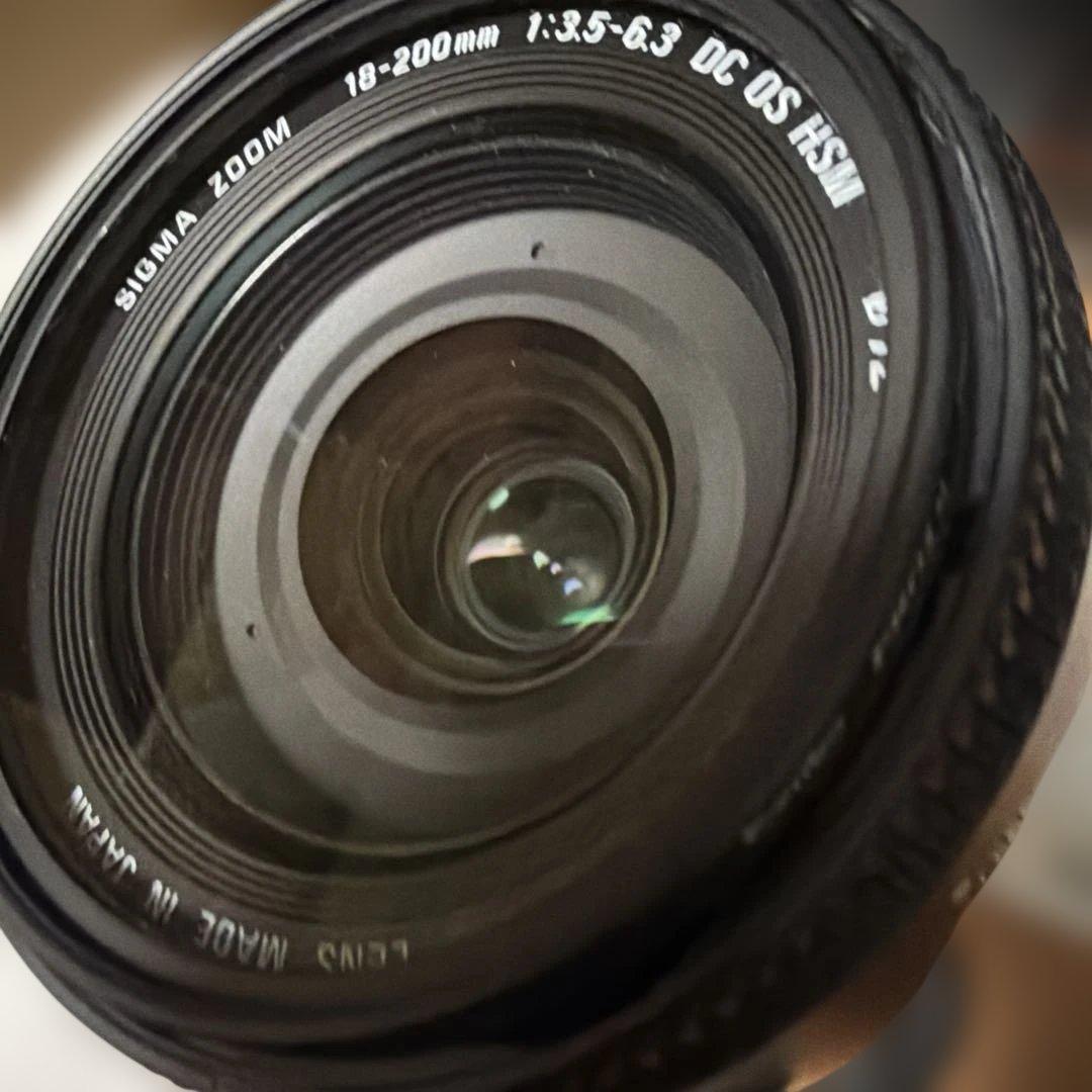極美品 SIGMA 18-200mm F3.5-6.3 DC OS