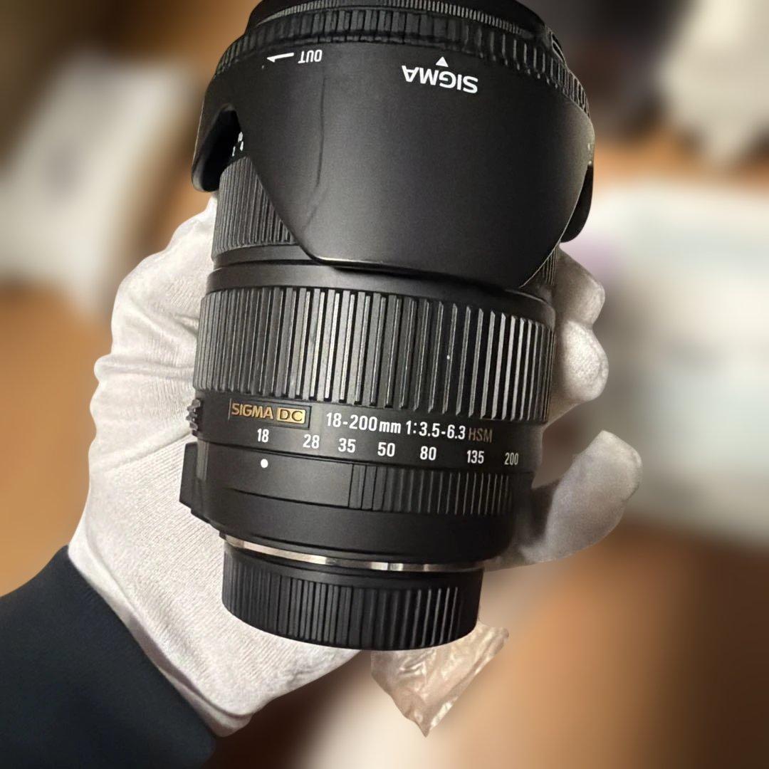 極美品 SIGMA 18-200mm F3.5-6.3 DC OS