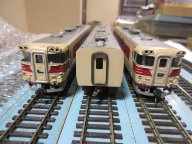 国鉄　キハ80系 気動車 ３両セット HOゲージ　(金属製 /カツミ製） Yahoo!オークション -「カツミ キハ80」の落札相場・落札価格