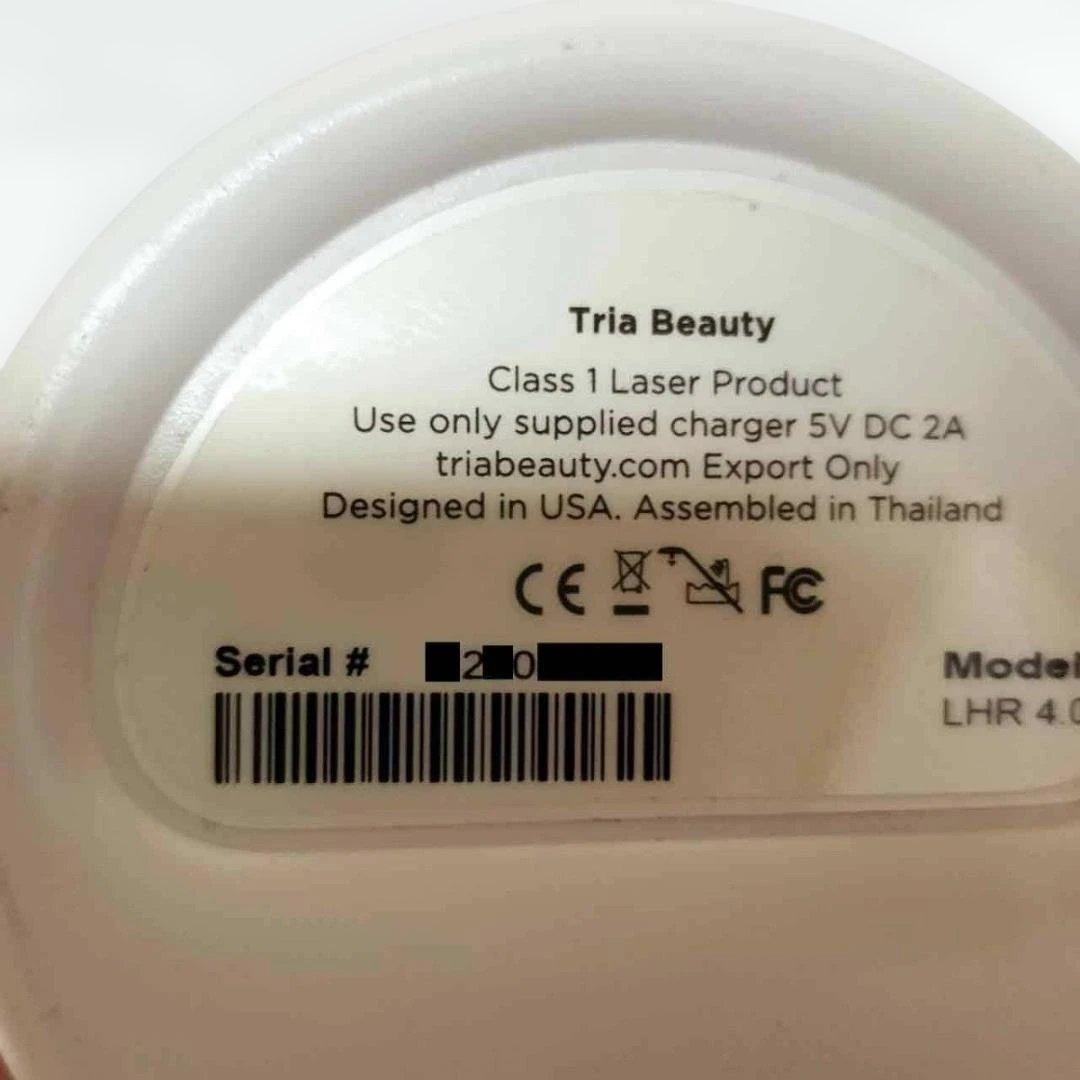 tria トリア 4X パーソナルレーザー脱毛器 トリアビューティ 動作確認
