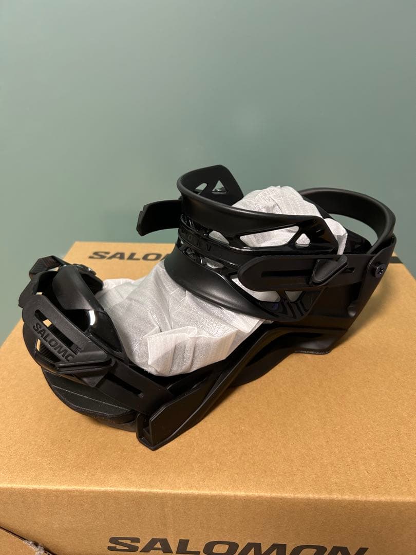 SALOMON RHYTHM ビンディング ブラック Mサイズ 24-25 2025 SALOMON サロモン RHYTHM リズム スノーボード