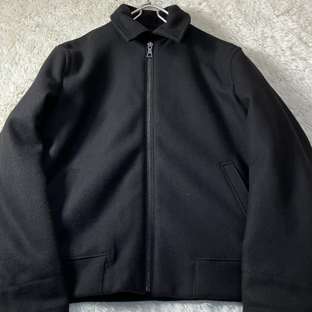 美品 00s GAP ギャップ ウールブルゾン ジップアップ 中綿入り M