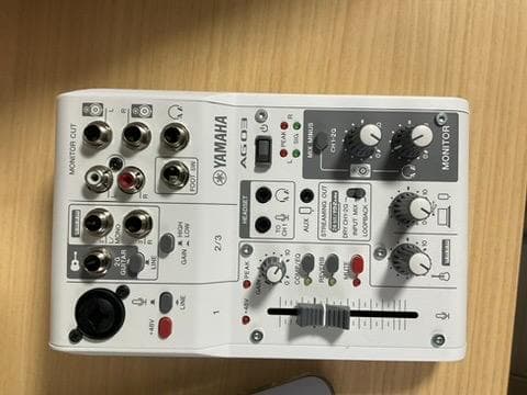 配信機器・PA機器・レコーディング機器 YAMAHA AG03 MK2 white ヤマハ YAMAHA AG03 MK2 W LSPK ライブストリーミングパック ホワイト
