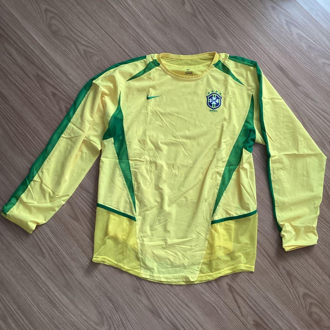選手支給モデル ブラジル代表】日韓W杯2002年 ユニ 選手支給モデル