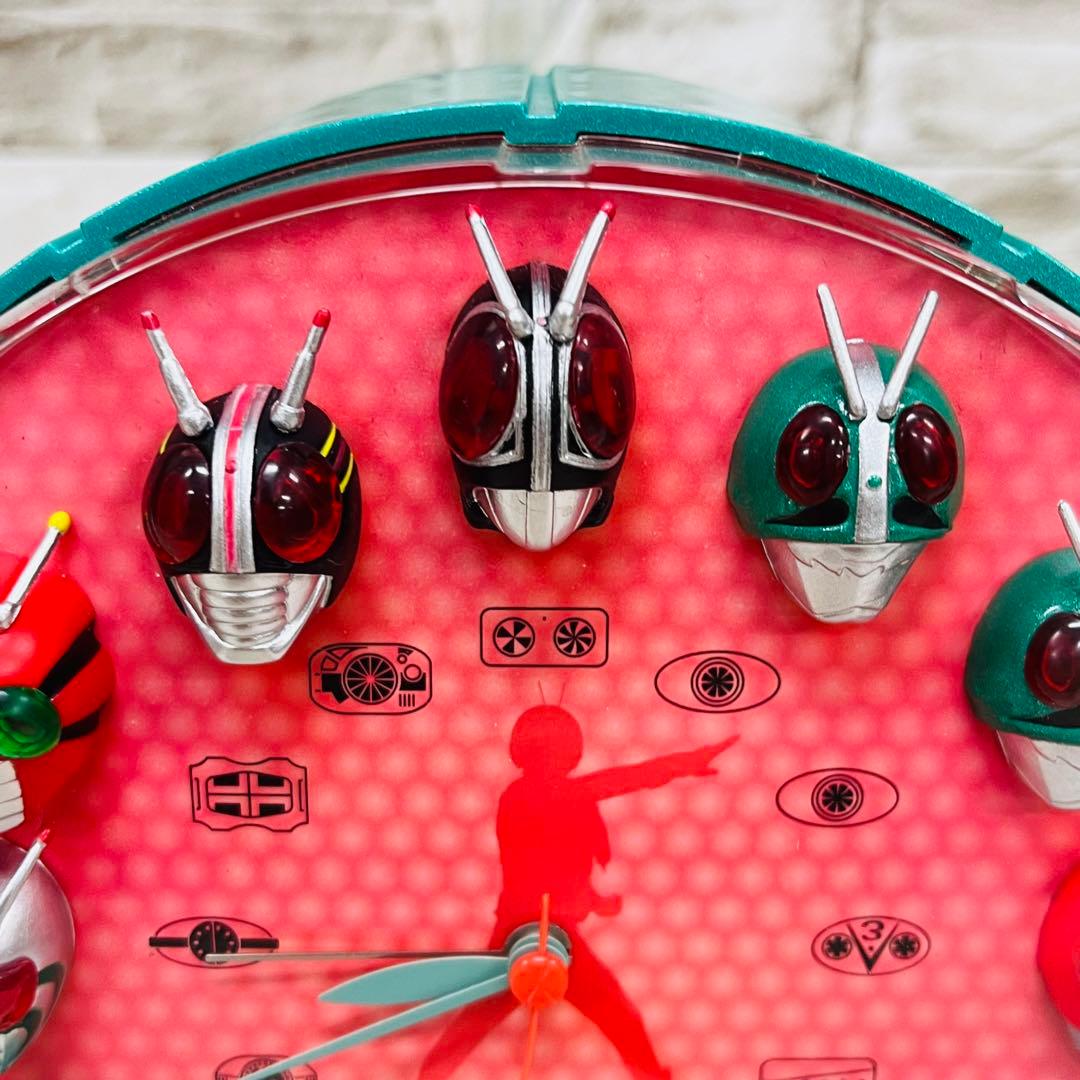 美品 限定生産品 仮面ライダー 40周年記念 アラームクロック 目覚まし