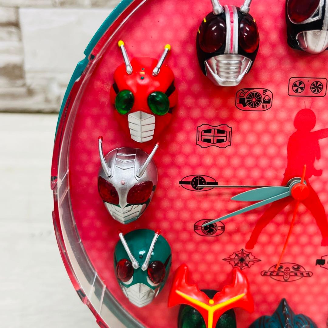 美品 限定生産品 仮面ライダー 40周年記念 アラームクロック 目覚まし