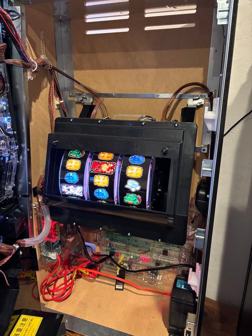 L炎炎ノ消防隊　実機　パチスロ　データカウンター対応　ボタンバイブスイッチ付き