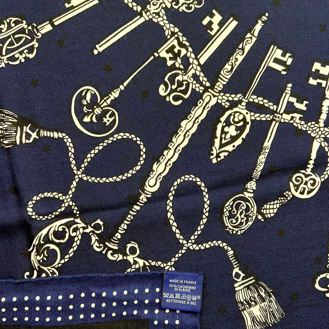 極希少 美品 エルメス カシシル カレジェアン 140 レクレ・バンダナ 鍵
