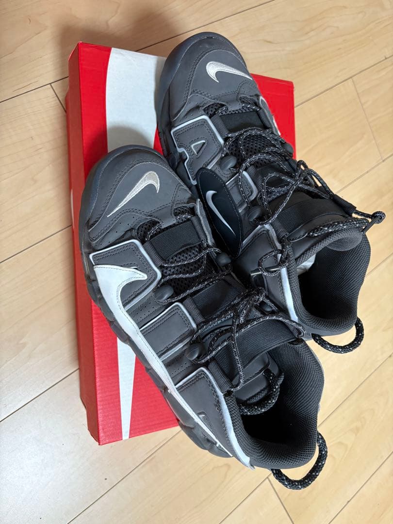 【人気色】ナイキ エア モア アップテンポ '96 アイアングレー 27.5cm