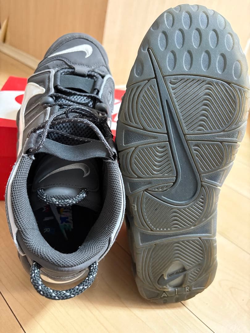 【人気色】ナイキ エア モア アップテンポ '96 アイアングレー 27.5cm