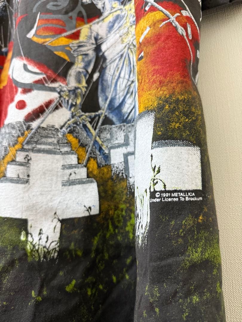 【美品】 90's llica メタリカ L BROCKUM Tシャツ