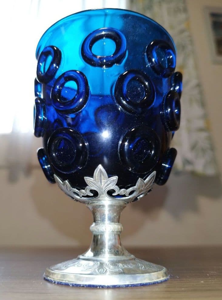 K*k様 由水常雄 正倉院宝物 紺瑠璃杯 復元品 - メルカリ
