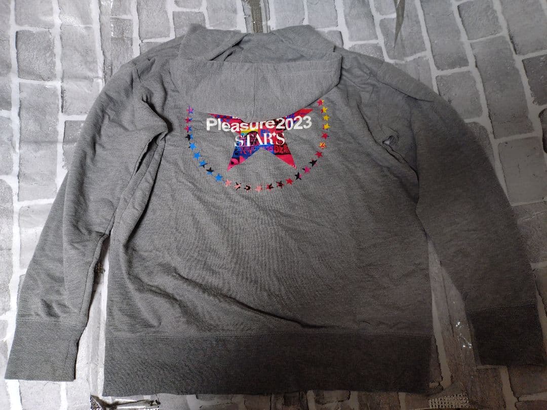 【希少XLサイズ】【B'z】【STARS】【パーカー】【グレー】入手困難　激レア