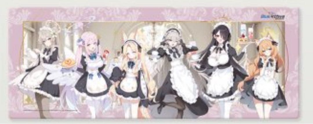 ブルーアーカイブ　ブルアカ　コラボカフェ　韓国　　限定　デスクマット　長パッド