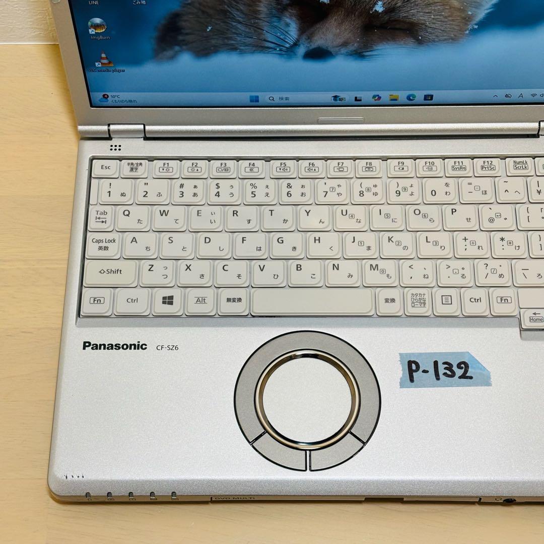 レッツノート PC Windows11 SSD DVD オフィス付き P-132 - メルカリ