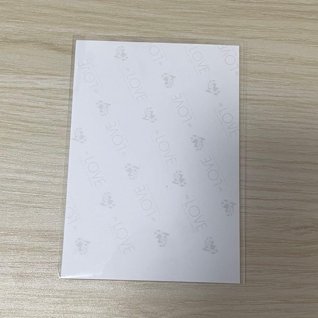 ＝LOVE 佐々木舞香 黒衣装 生写真 ヒキ 直筆