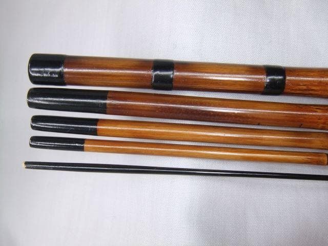 和竿 竹竿 タナゴ竿 古竹矢竹 65ーⅮ3 - メルカリ