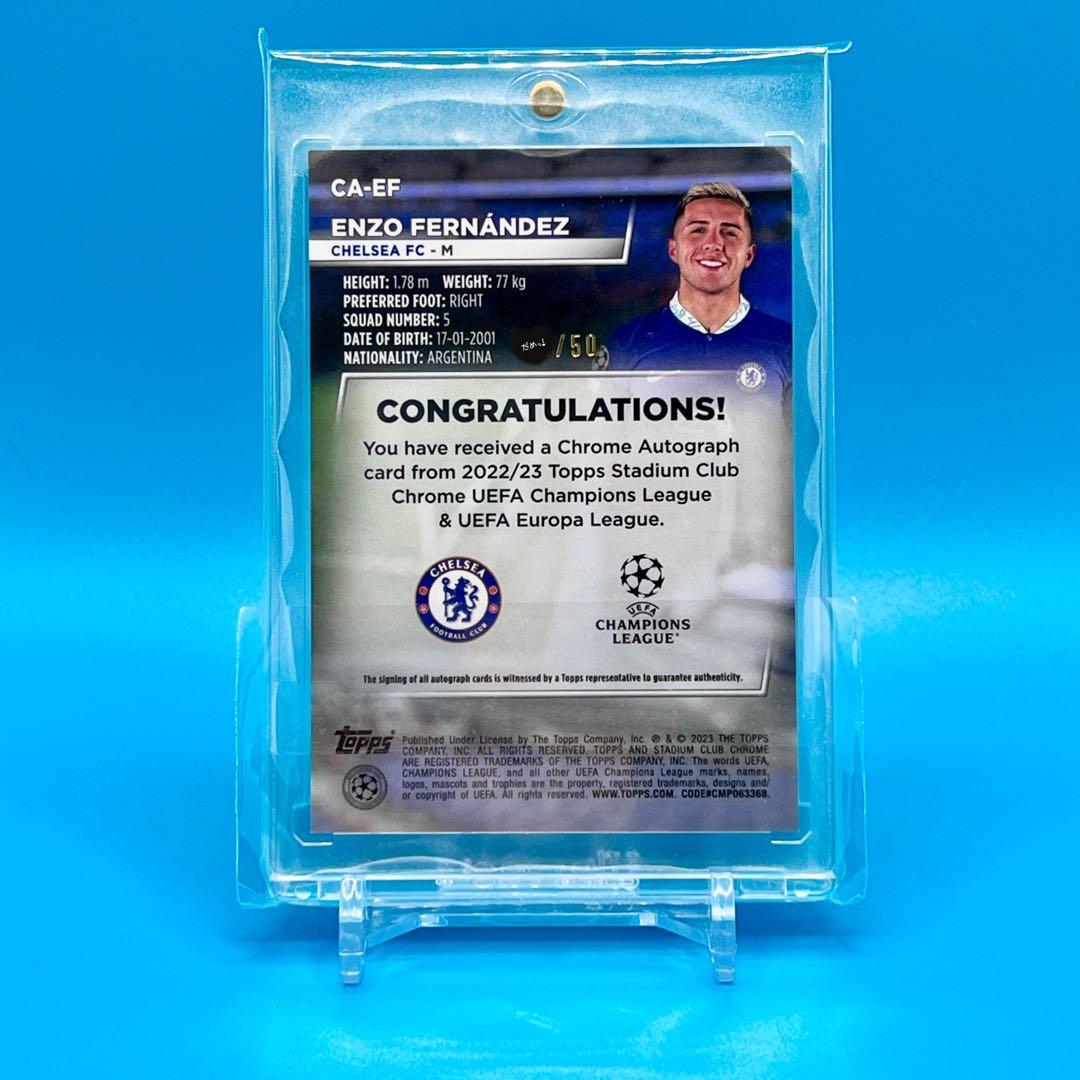 22-23 Topps Stadium ENZO RC 直筆サイン 世界50枚