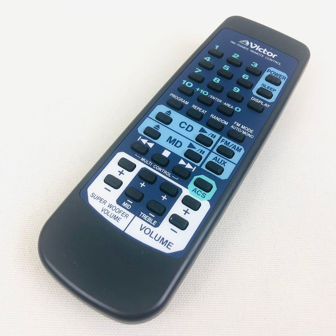 Victor ビクター 純正 リモコン RM-RXMD5 - メルカリ