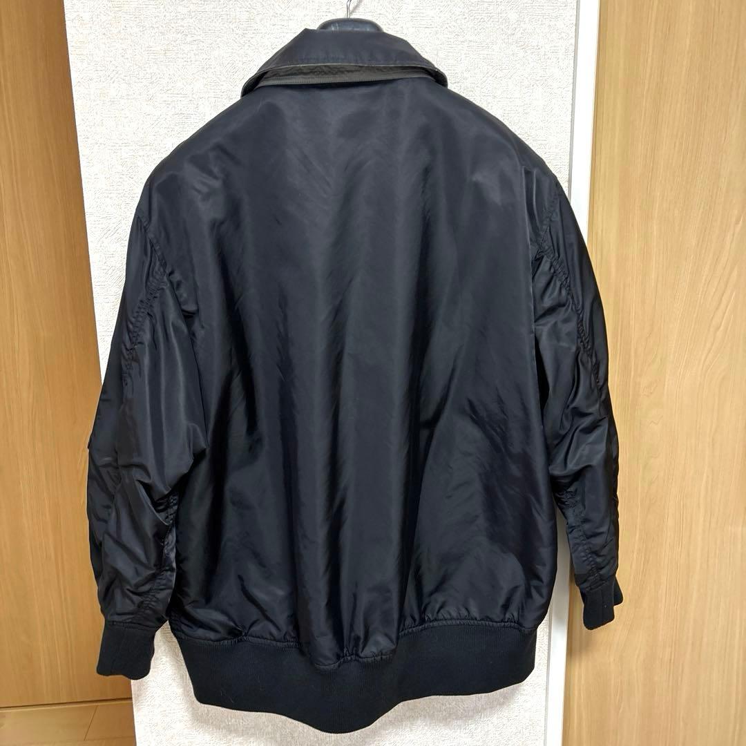 jeanasis リバーシブルフライトジャケット ブラック - メルカリ