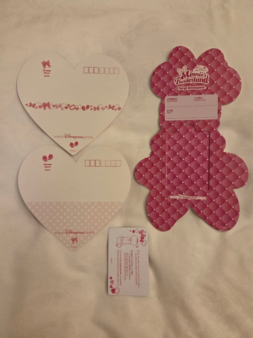 ランドホテル　ミニーファンダーランド　スペシャルルーム　ルームキー　ポストカード