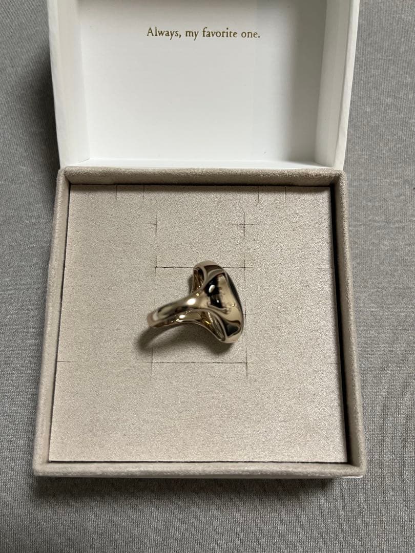 た*け様 【美品】ete エテ リキッドロウ リング スモーキークォーツ 9